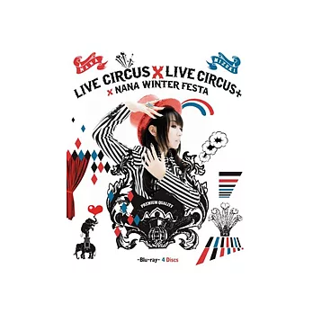 水樹奈奈 / NANA MIZUKI LIVE CIRCUS × CIRCUS + × WINTER FESTA (日本進口初回限定版, 4藍光BD)
