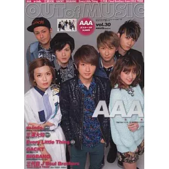 日本音樂團體人氣全紀錄 VOL.30：AAA（附海報）