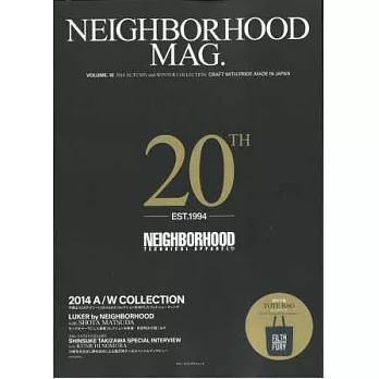 NEIGHBORHOOD流行商品圖鑑VOL.10：附提袋