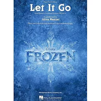 冰雪奇緣:伊迪娜曼佐(艾莎)-Let it Go單曲鋼琴譜