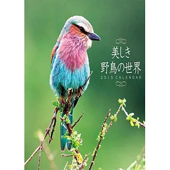 美麗野鳥世界2015年掛曆 (28頁)