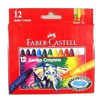 12色粗蕊蜂蠟彩色筆