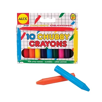 不沾手蠟筆(10色)