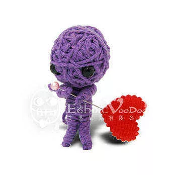 ㊣Ethnic巫毒娃娃－傳送愛的精靈(紫)