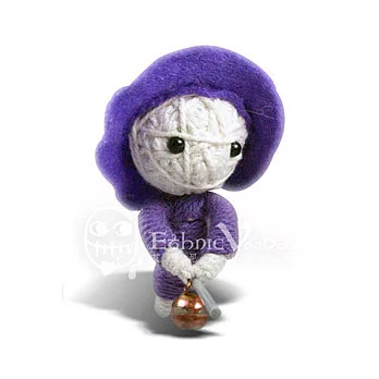㊣Ethnic巫毒娃娃－小女巫(浪漫紫)