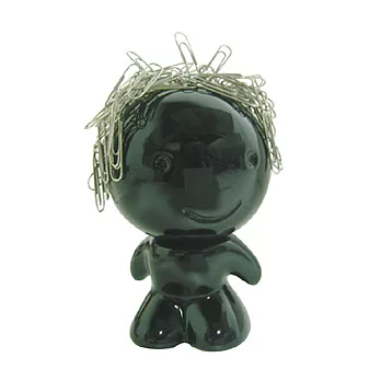 百變小子磁鐵迴紋針座-黑