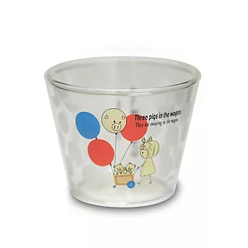 Shinzi Katoh 耐熱彩繪玻璃布丁杯S-玩具汽球