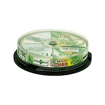 三菱 4X DVD+RW 10P