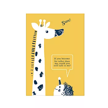 Shinzi Katoh設計師明信片-長的比我高！