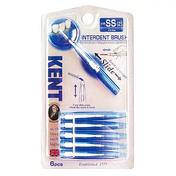 KENT齒間刷SS(2)6P藍KNT-7110