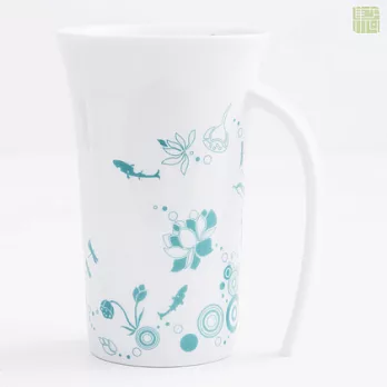 Shu＆W’s Cera 集瓷．夏荷剪影喇叭杯(亮白)亮白 Glossy White