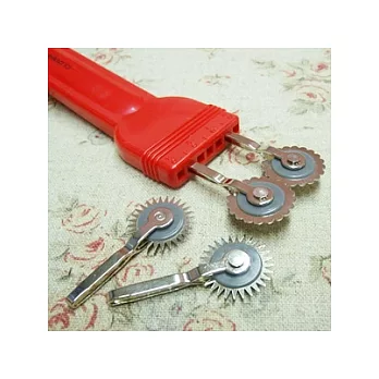 Clover紅柄雙頭點線器