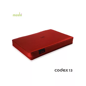 moshi codex (MacBook防震保護袋)13吋特別版(勃艮地紅)勃艮地紅