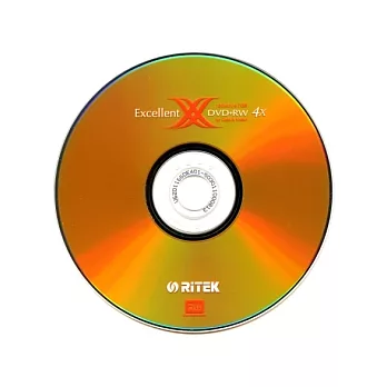 錸德 RiTEK X系列 4X DVD+RW 10片
