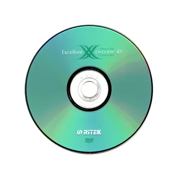 錸德 RiTEK X系列 4X DVD-RW 10片布丁桶
