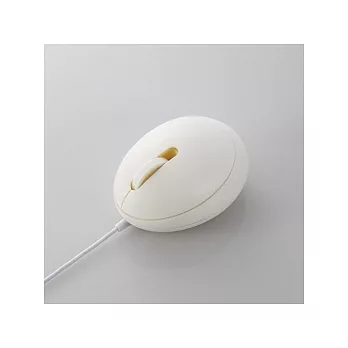 【ELECOM】EGG MOUSE．彩蛋滑鼠（白）