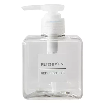 [MUJI 無印良品]PET補充瓶/透明250ML