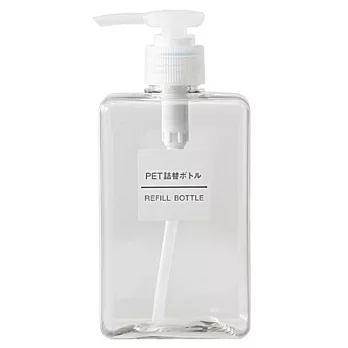 [MUJI 無印良品]PET補充瓶/透明280ML