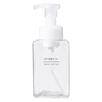 [MUJI 無印良品]PET慕斯瓶/透明.400ML