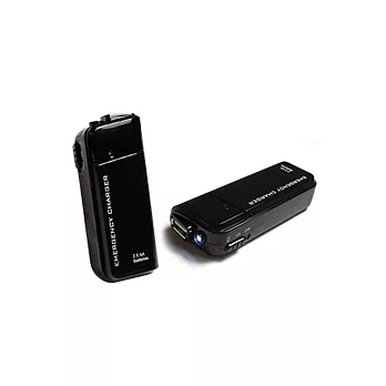 WalkBox USB行動電池盒(黑色)--可充iPhone/MP3/iPod - 附LED手電筒