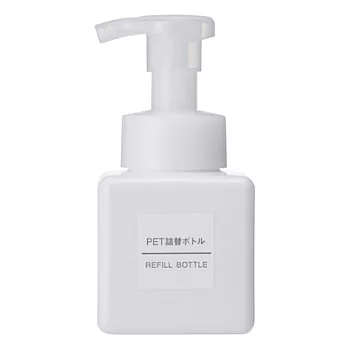 [MUJI 無印良品]PET慕斯瓶/白.250ML