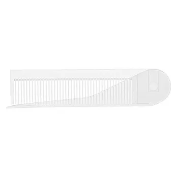 [MUJI 無印良品]PP攜帶折式扁梳/11.2CM