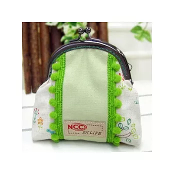 NCC簡易拼布材料包-粉領新貴-夏綠蒂口金包