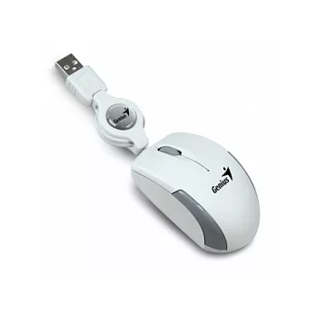 Genius Micro Traveler 超迷你光學滑鼠(白色)