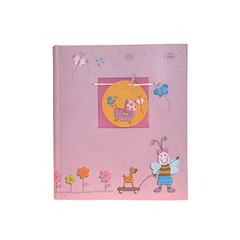 法國 PANODIA 春天散步寶貝黏貼式相簿25x30cm-粉紅