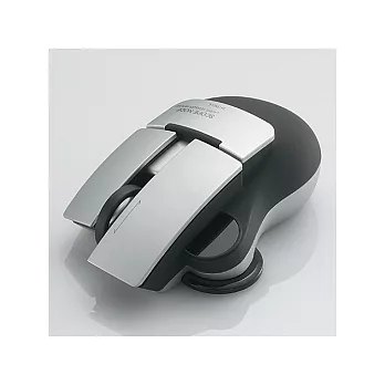 【ELECOM】奇隼「SCOPE NODE」無線雷射滑鼠(霧面銀)