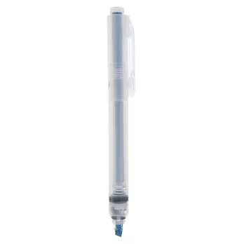 [MUJI 無印良品]PP按壓螢光筆/藍