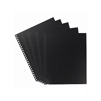 [MUJI 無印良品]PP封面自黏活頁相本補充/4切.15頁.灰