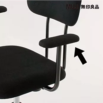 [MUJI 無印良品]工作椅手把/黑/09(不含椅子本體)