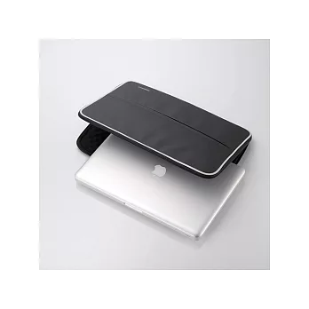 【ELECOM】MacBook 專用ZEROSHOCK 15.4內袋 (黑)