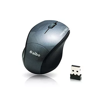 享樂系列 2.4G 無限精靈 迷你無線光學滑鼠《鐵灰色》