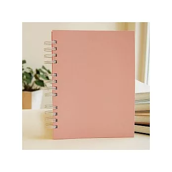 PURE極簡風筆記簿(中A5/粉紅色)粉紅色