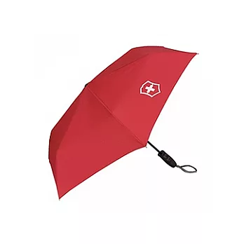 Victorinox 鈦金屬自動收合雨傘-紅紅