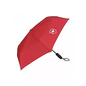 Victorinox 鈦金屬自動收合雨傘-紅