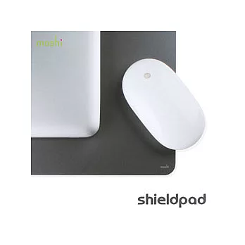 moshi 全新輕薄ShieldPad兩用滑鼠墊-石墨黑