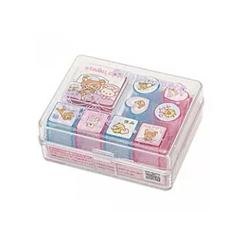 San-X 懶熊星夜系列造形印章組