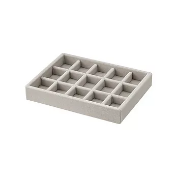 [MUJI 無印良品]壓克力盒用灰絨內盒/小格