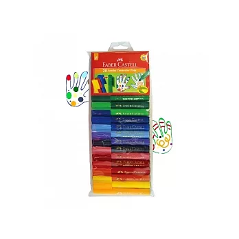 Faber-Castell JUMBO連結彩色筆20色