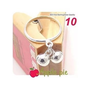 【Apple Pie】鈴噹搖搖˙925純銀戒指＃10