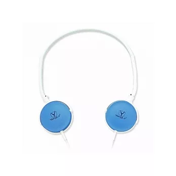 MP-9000 可摺疊立體聲頭戴式耳機-亮藍色