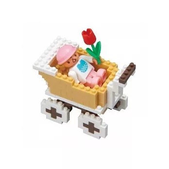 日本河田積木nanoblock系列 ML-026 娃娃車