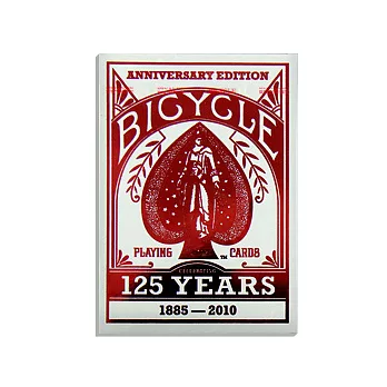 撲克牌BICYCLE 125週年 限量版紅