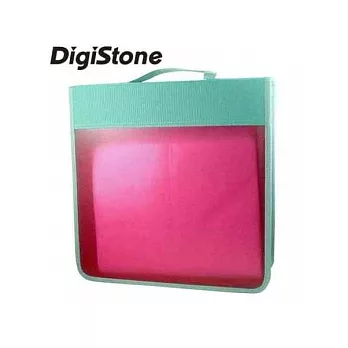 DigiStone 果凍系列CD/DVD拉鍊收納包/200PCS X1個-粉紅色