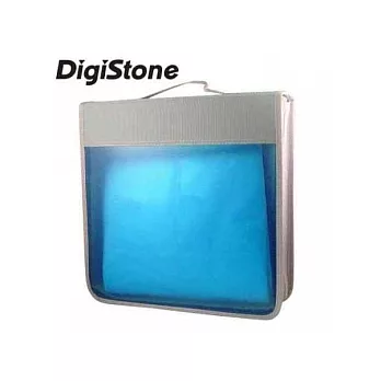 DigiStone 果凍系列CD/DVD拉鍊收納包/200PCS X1個-藍色