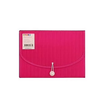 A4 13格檔案文件風琴包(夾)★粉紅 iPod彩色系列