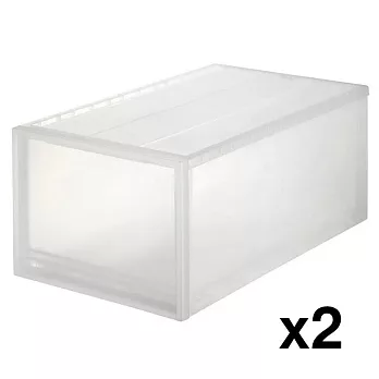 [MUJI 無印良品]PP衣裝盒/深/2入